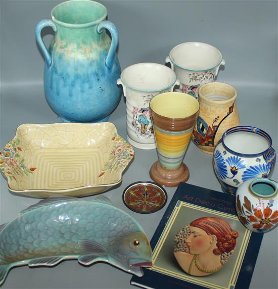 Qty Art Deco china